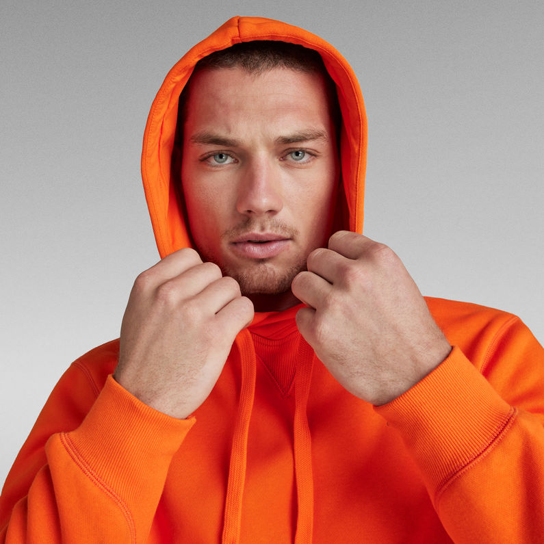 G-STAR® Premium Core Hooded Sweater Orange