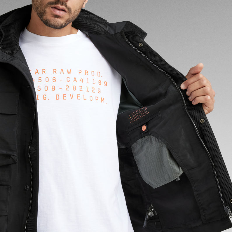 G-STAR® Multipocket Field Jacke Schwarz
