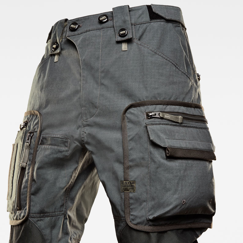 G-STAR® E Combat Cargo Pants Grey detail shot