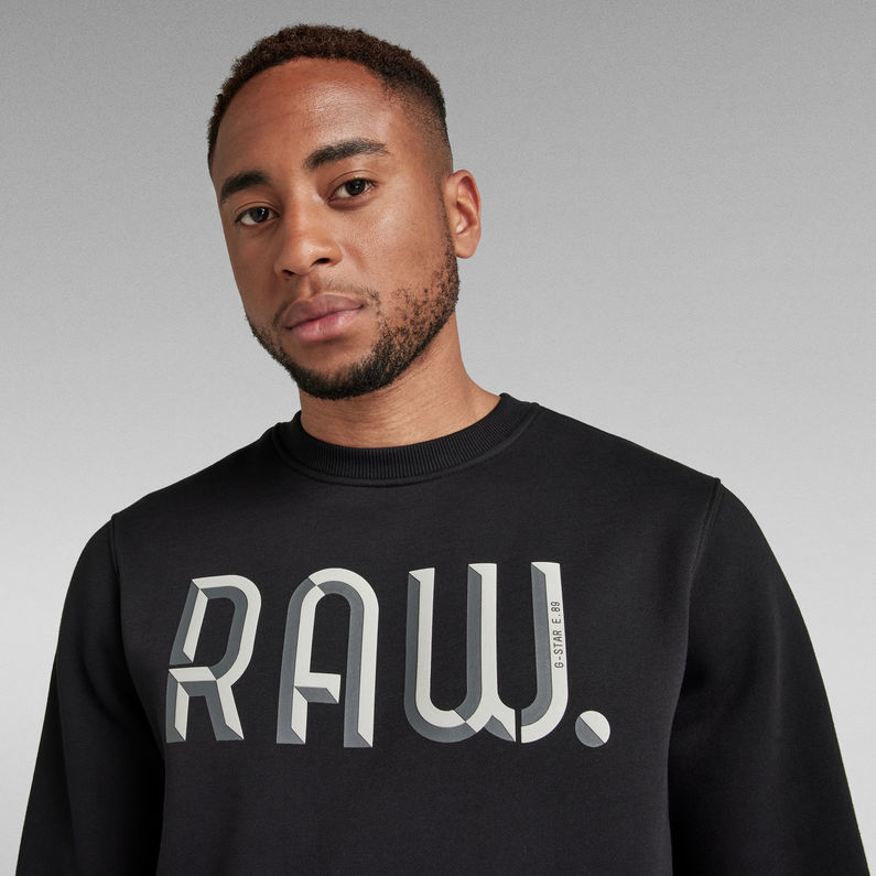G-Star RAW® 3D Raw. Sweater Black