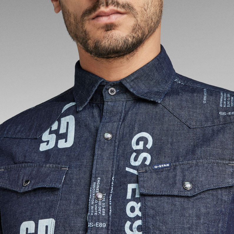 G-Star RAW® 3301 Slim Hemd Mehrfarbig