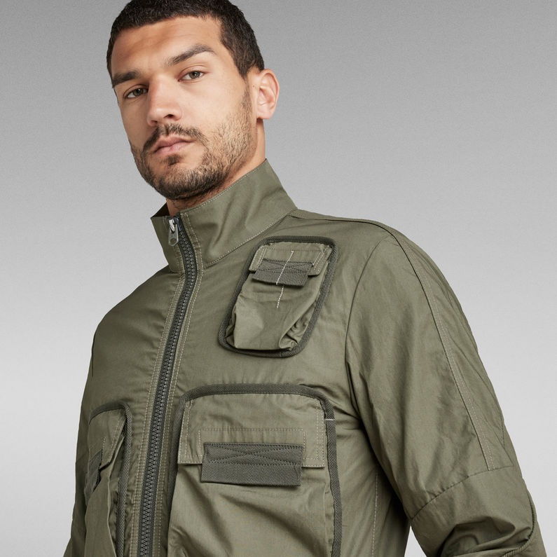 G-STAR® Overshirt Bound Pocket Track Bomber Green