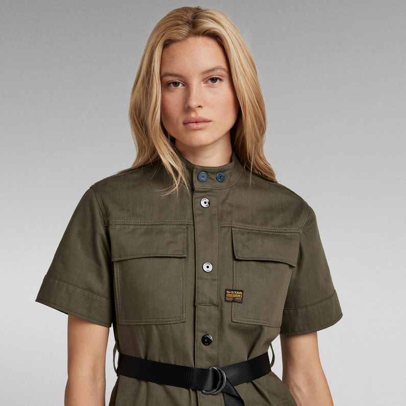 G-STAR® Robe-chemisier Short Sleeve Bleu foncé