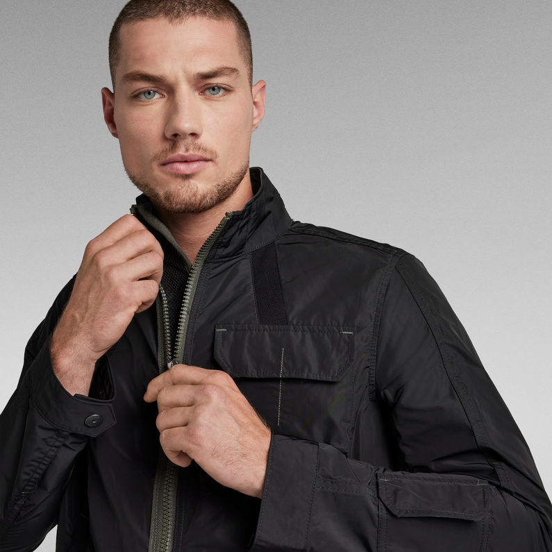 Utility HB Tape Overshirt | Black | G-Star RAW® US