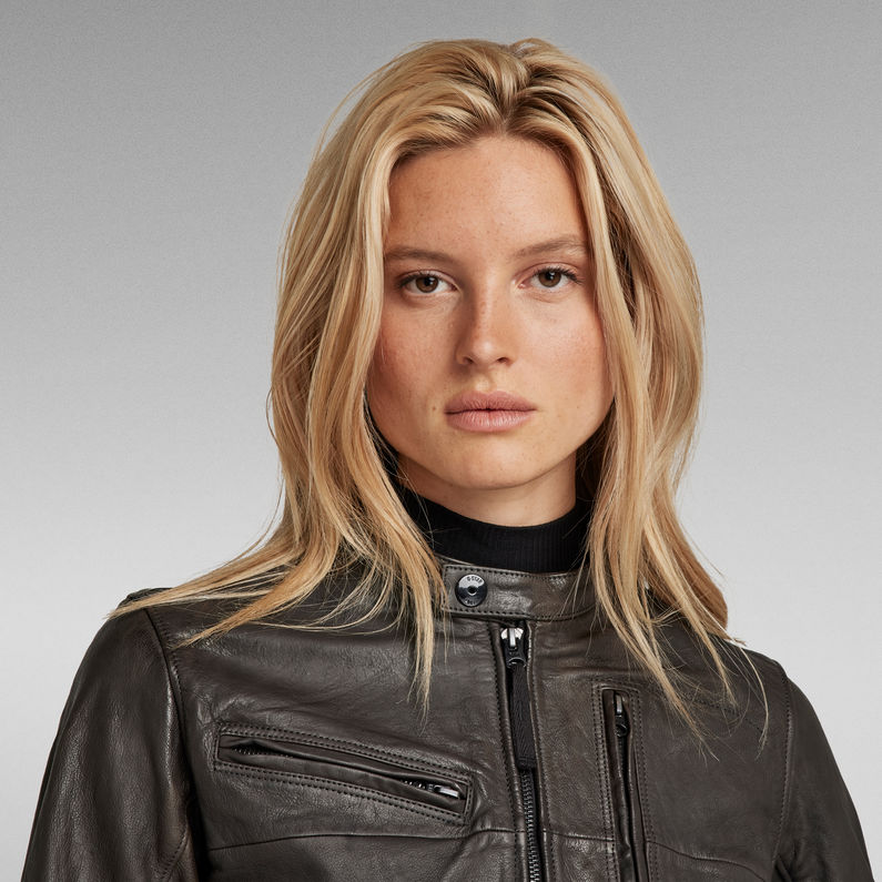 Leather Biker Jacket | Black | G-Star RAW® US