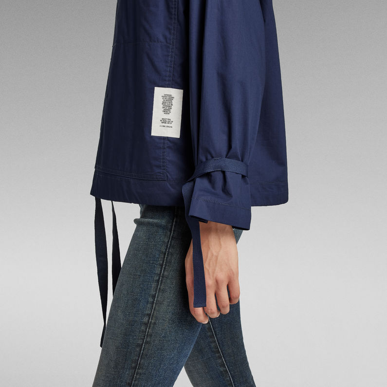 G-STAR® Smock top hooded Bleu foncé