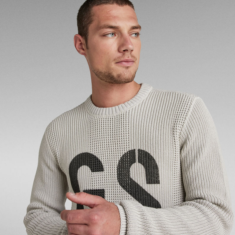 G-Star RAW® GS Structure Knitted Sweater ベージュ