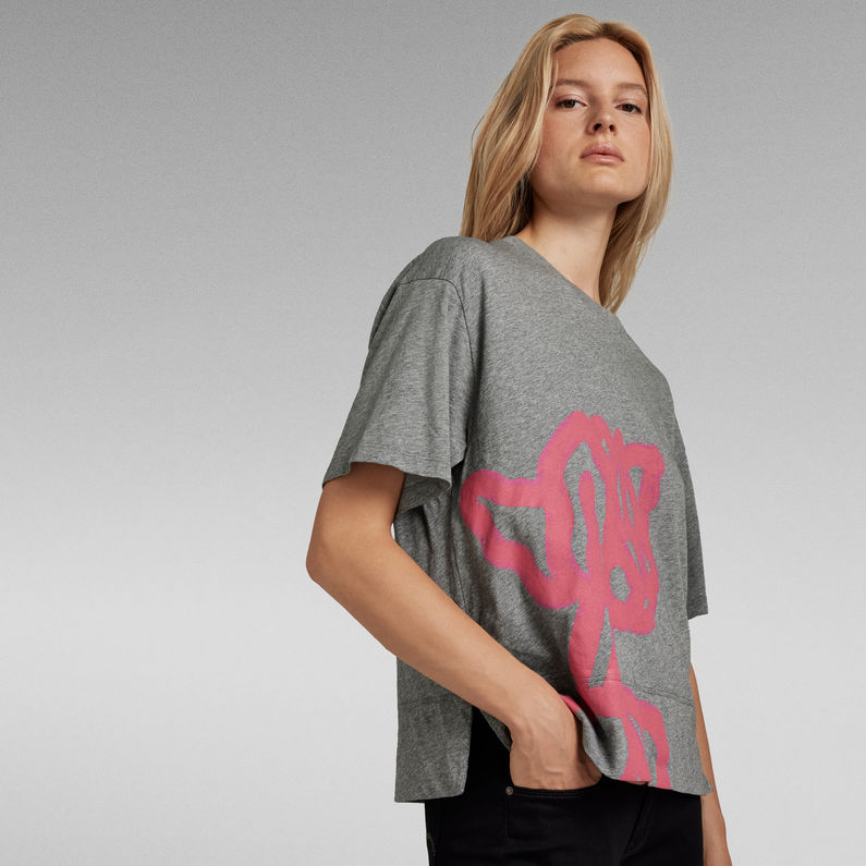 G-STAR® Loose Fit Big Object Print T-Shirt Mehrfarbig