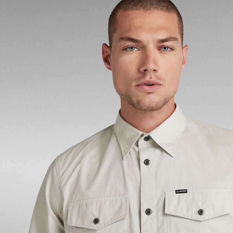 G-STAR® Marine Slim Fit Poplin Shirt l\s Light blue