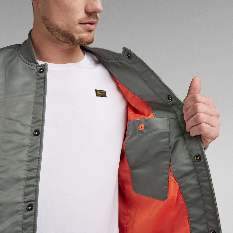 G-Star RAW® 10 Degrees Padded Overshirt Groen