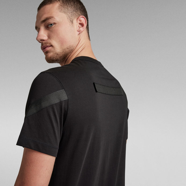 G-STAR® Astro Back Tape T-Shirt Black