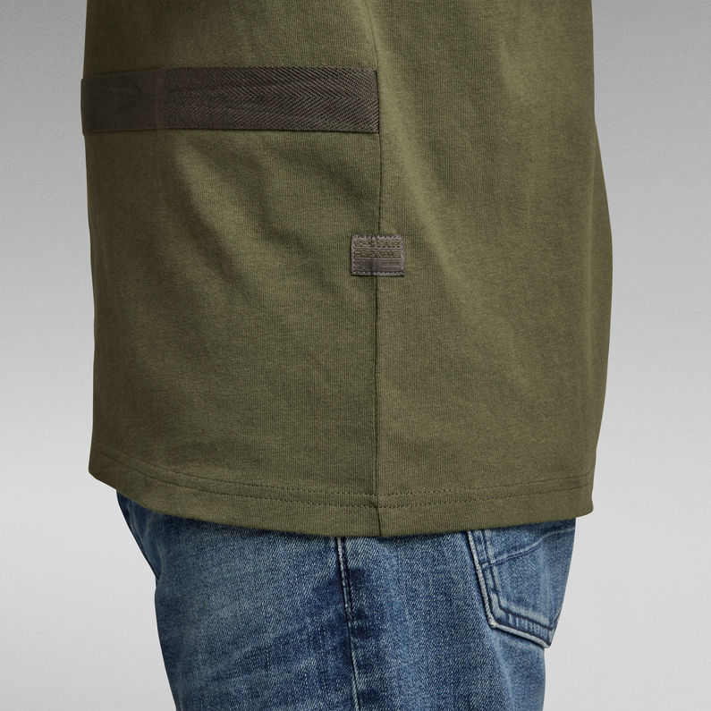 G-Star RAW® Tape Detail T-Shirt Green