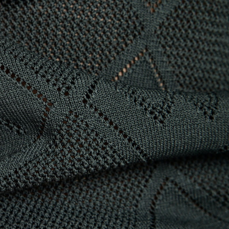 G-STAR® Pointelle Knitted Sweater Grey