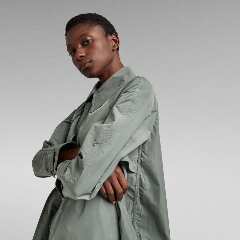 G-STAR® Trenchcoat Long Grijs