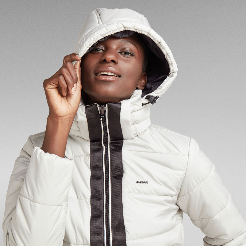 G-Star RAW® Jack Met Capuchon Meefic Quilted Lichtblauw