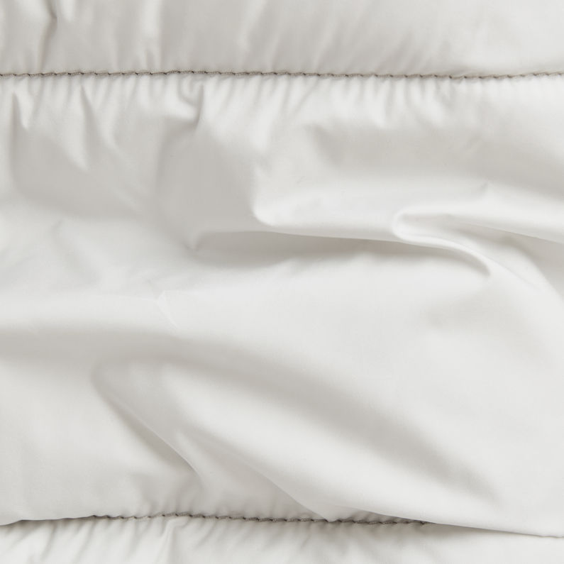 G-STAR® Jack Met Capuchon Meefic Quilted Wit