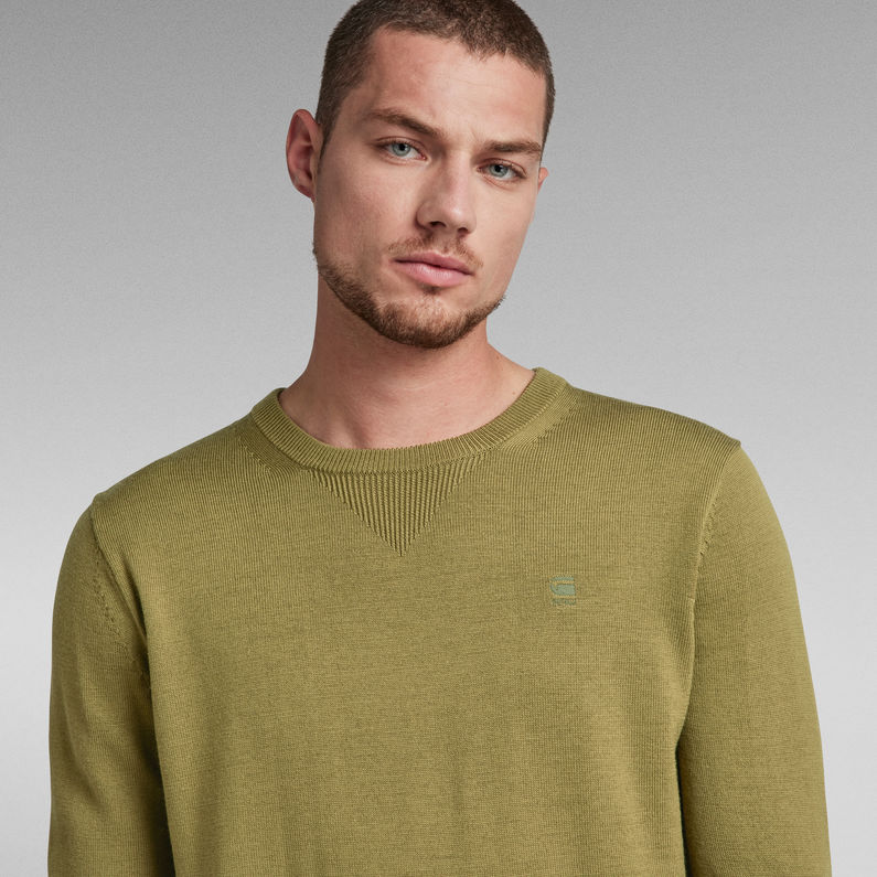 G-STAR® Premium Basic Knitted Sweater Green