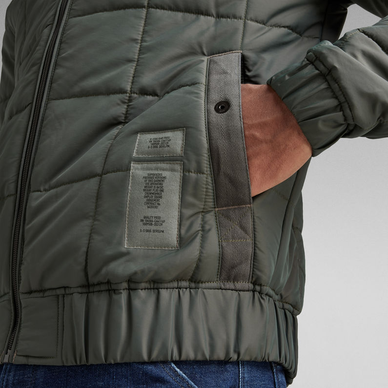 G-Star RAW® Meefic Square Quilted Jacke Grün