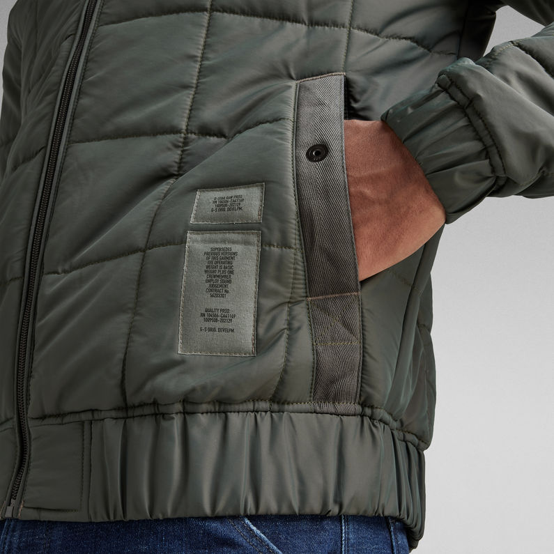 G-Star RAW® Meefic Square Quilted Jacket Green