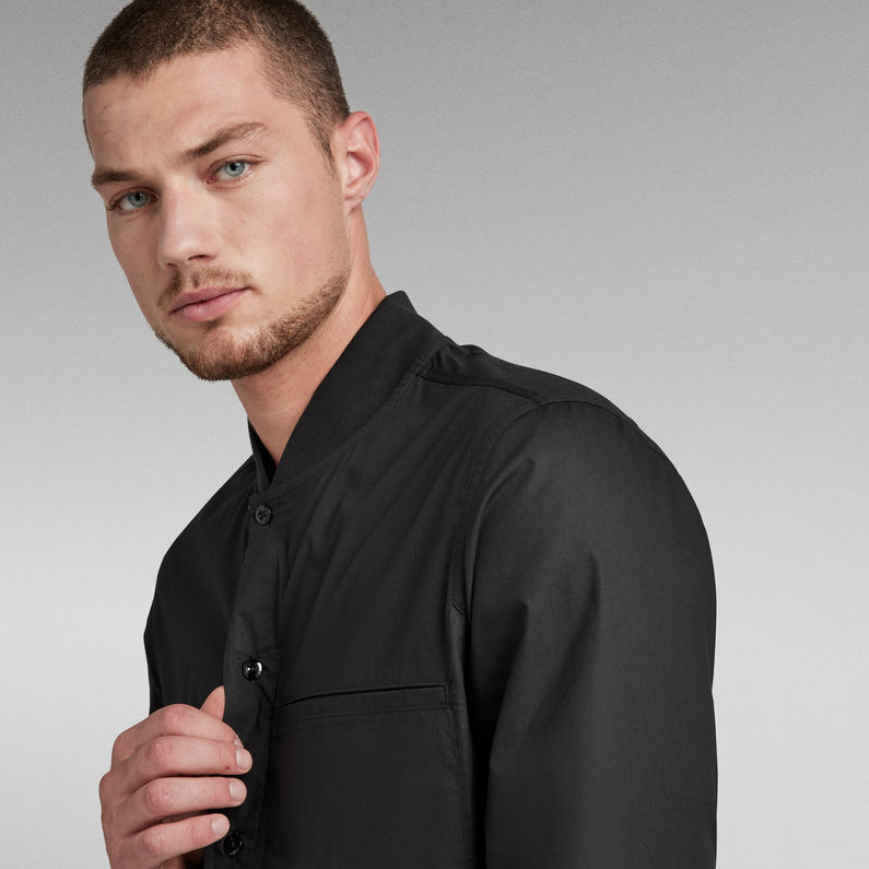 G-Star RAW® Regular Shirt Bomber Collar Black