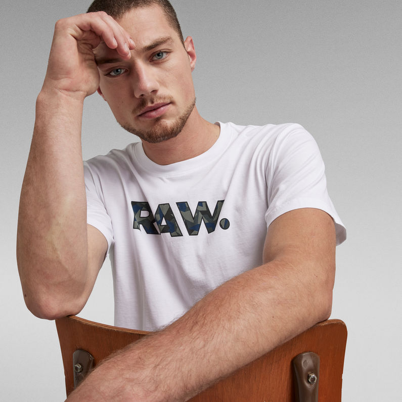 G-STAR® RAW. Graphic T-Shirt White