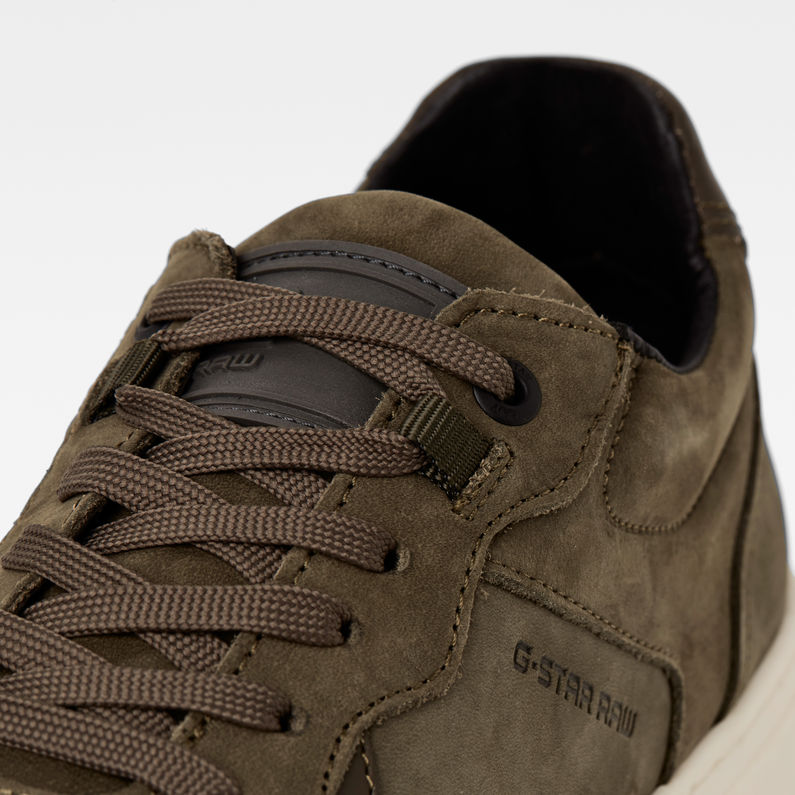 G-Star RAW® Lash Nubuck Sneakers Groen detail