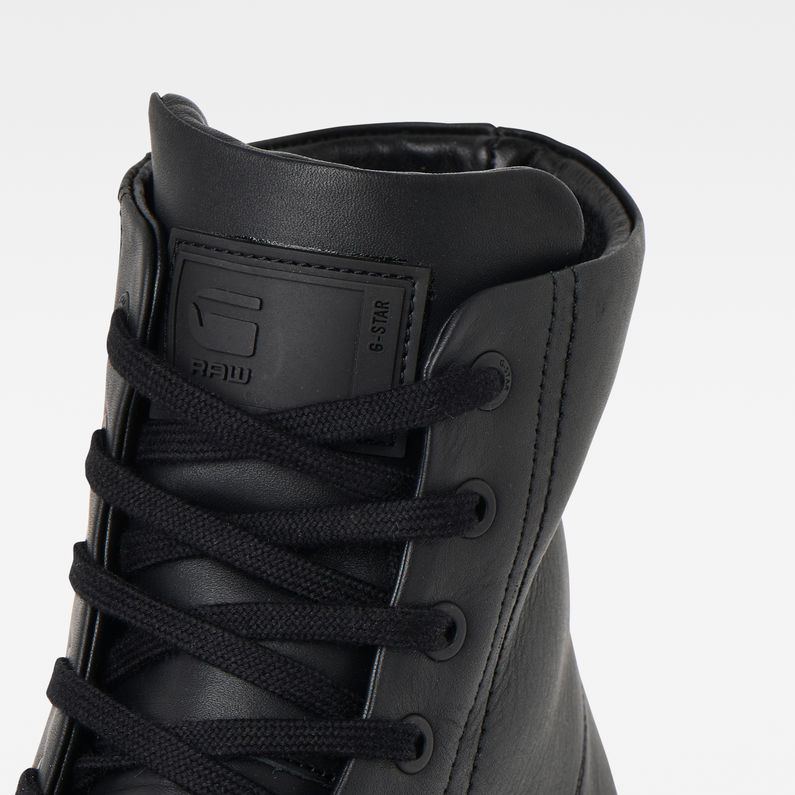 G-Star RAW® Rocup High Tonal NAP Shoes Black detail