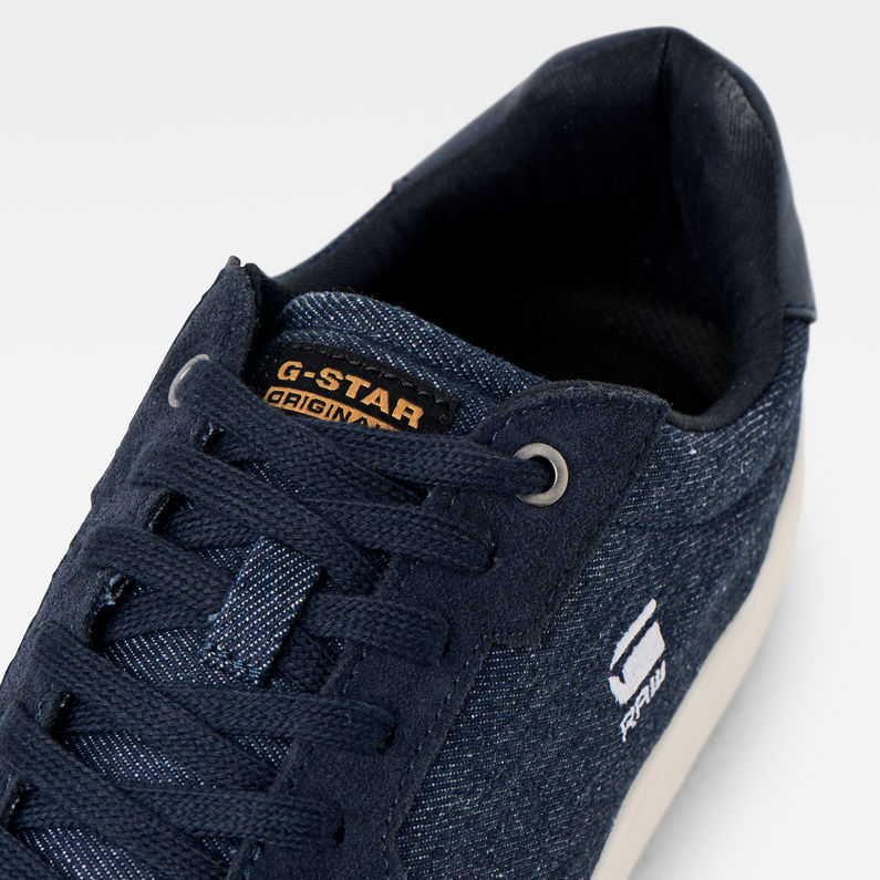 G-Star RAW® Cadet Denim Sneakers Dark blue detail