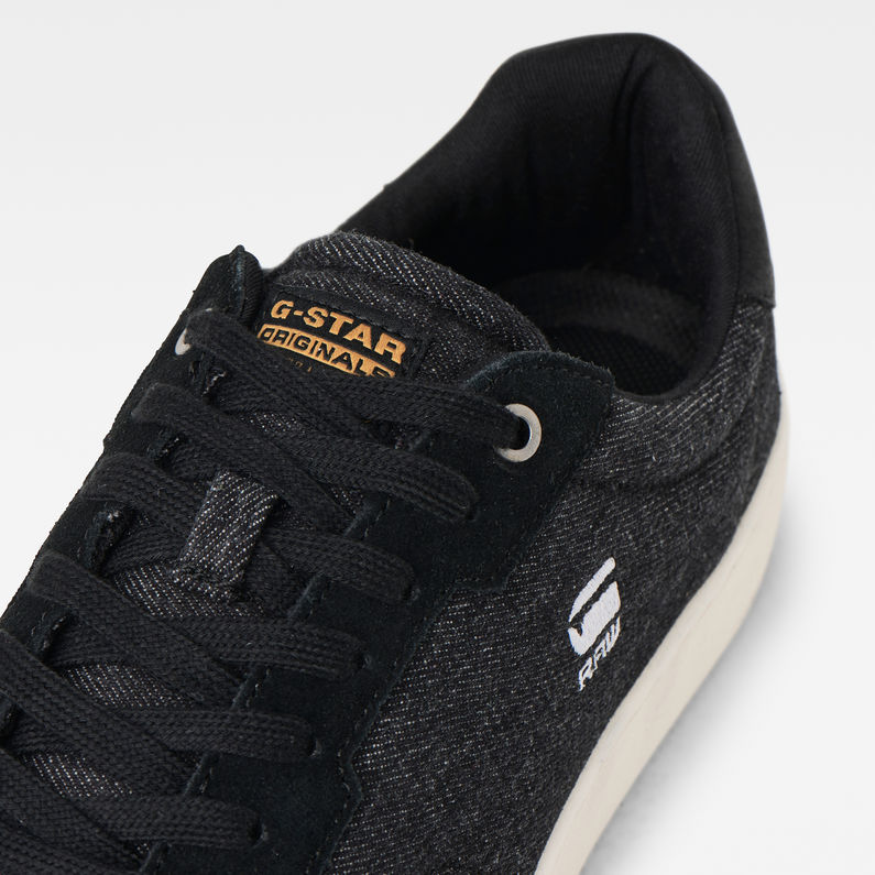 G-STAR® Cadet Denim Sneakers Schwarz detail