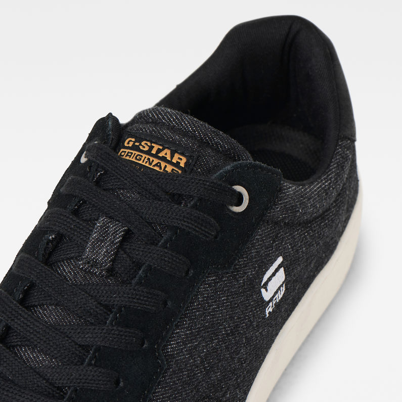 G-Star RAW® Cadet Denim Sneakers Black detail