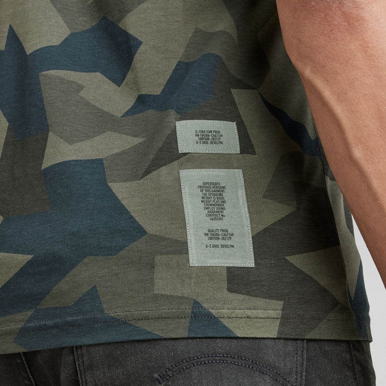 G-STAR® Camo Round Neck T-Shirt Mehrfarbig