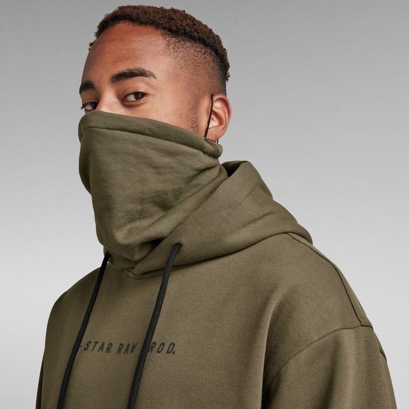 G-STAR® Mask Hoodie Green