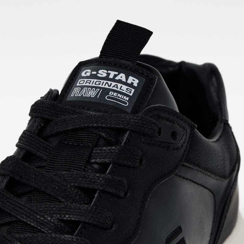 G-Star RAW® Theq Run Basic Sneakers Zwart detail