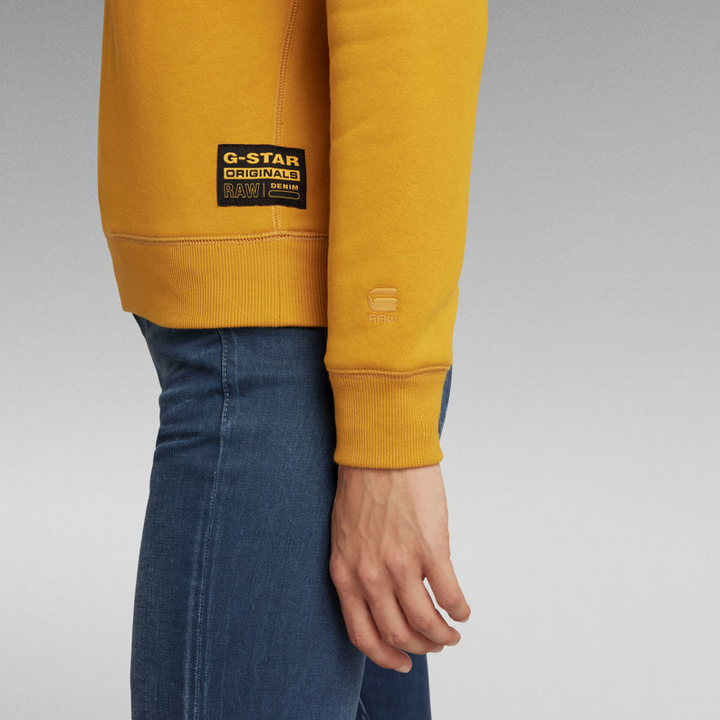 G-Star RAW® Premium Core Sweatshirt Gelb