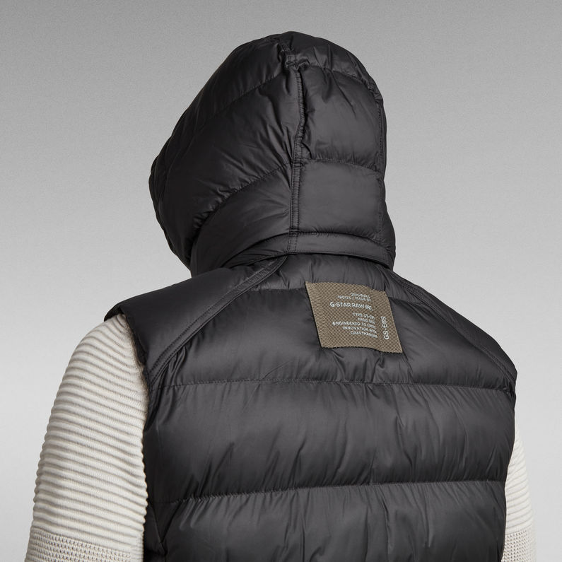 G-Star RAW® G - Whistler Padded Hooded Vest ブラック