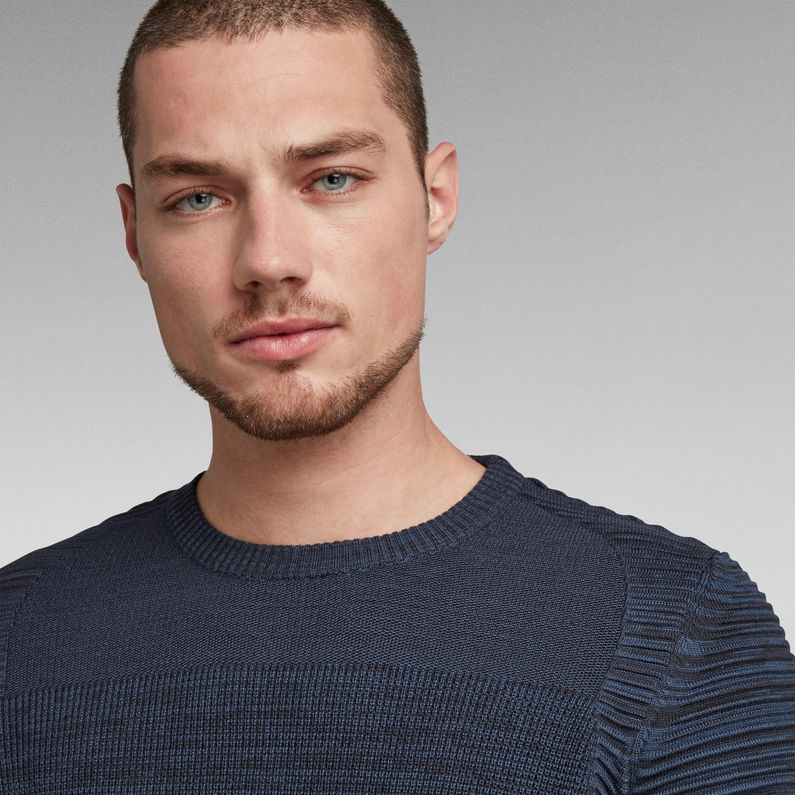 G-STAR® 3D Biker Knitted Sweater Dark blue