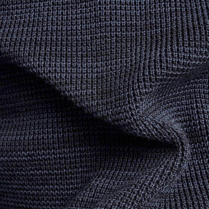 G-STAR® 3D Biker Knitted Sweater Dark blue