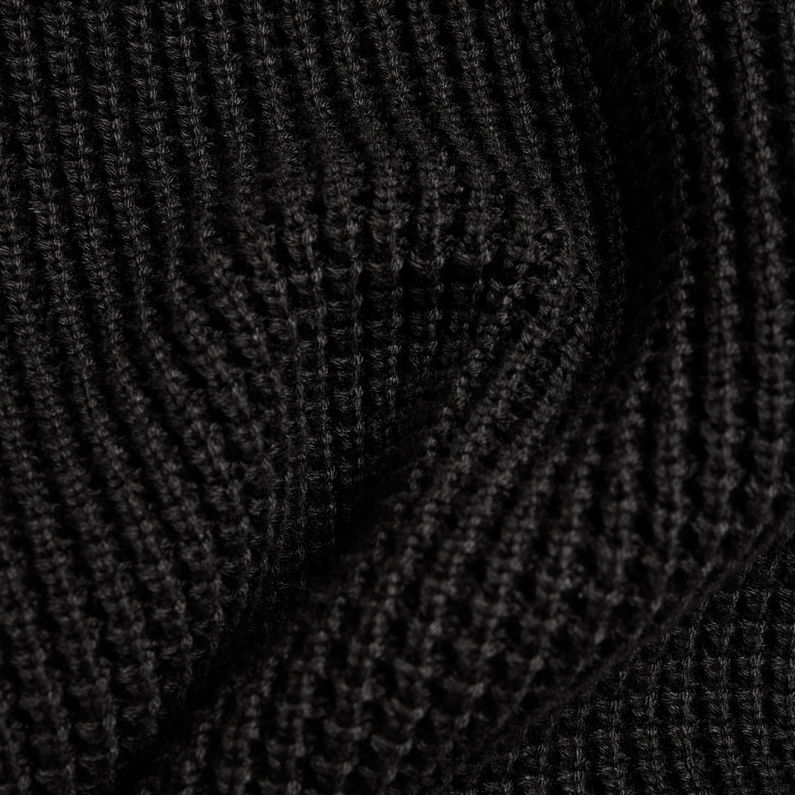 G-Star RAW® Pull Woven Mix Knitted Noir