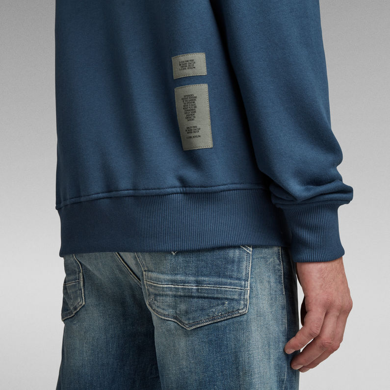 G-STAR® Sudadera 3D Raw. Azul oscuro