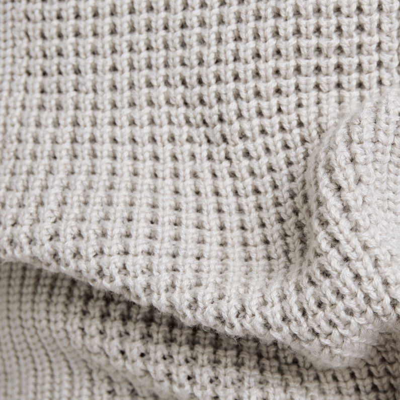 G-Star RAW® Structured Turtleneck Knitted Pullover Beige