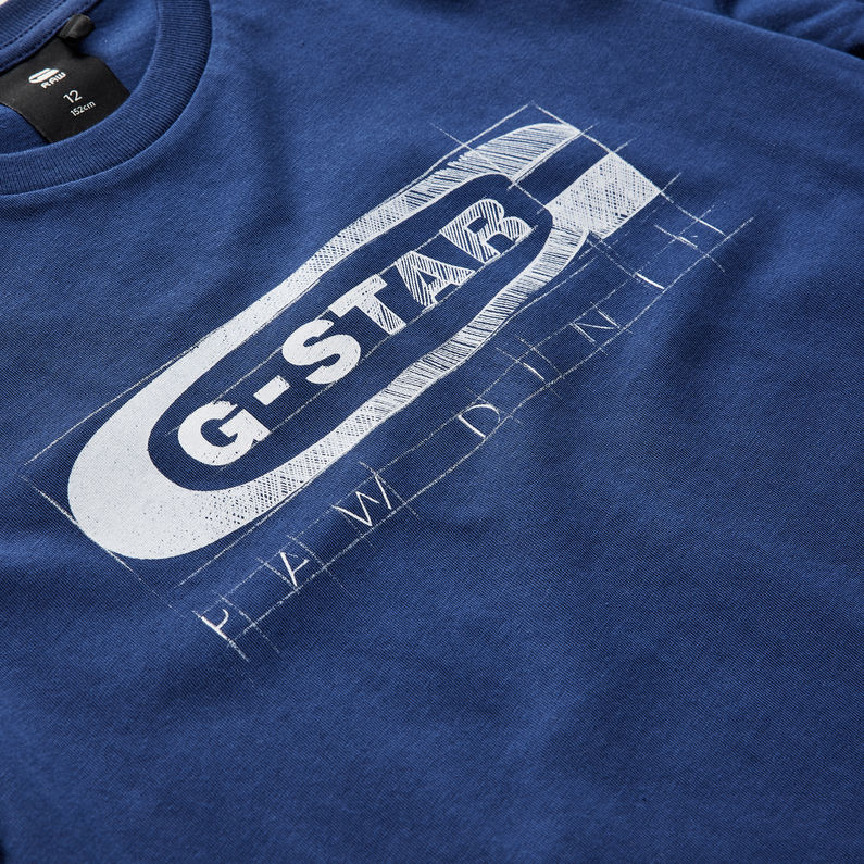 G-STAR® G-Star Logo T-Shirt Donkerblauw