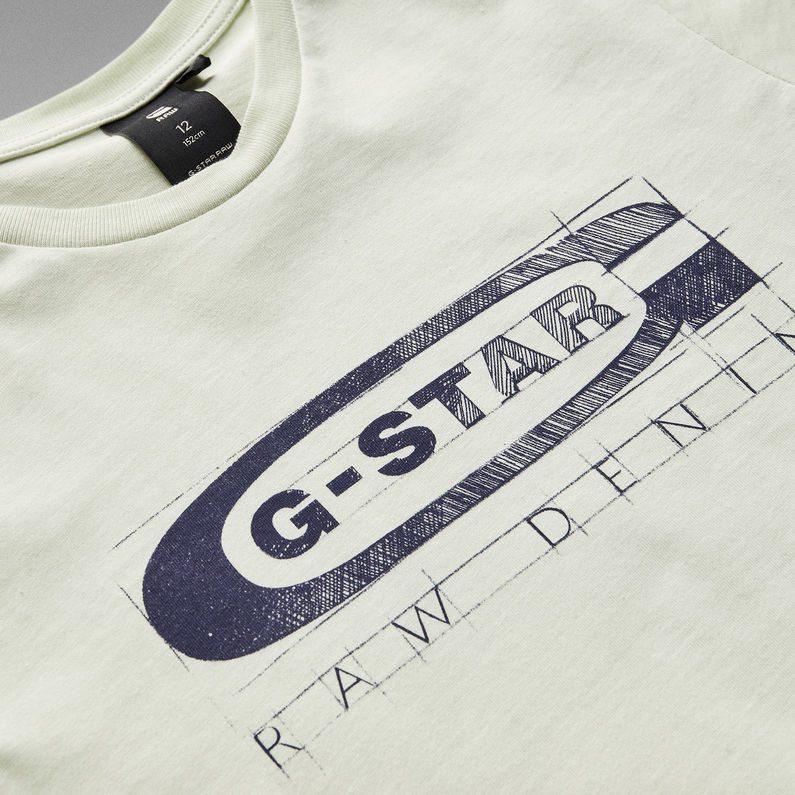 G-Star RAW® Camiseta G-Star Logo Verde