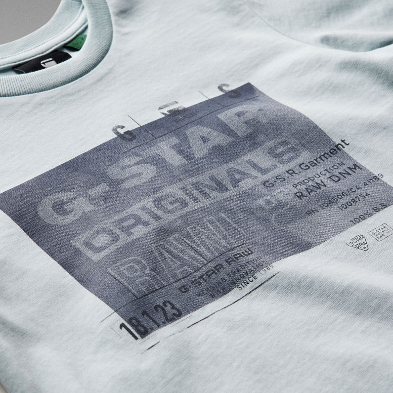 G-Star RAW® Originals T-Shirt Hellblau