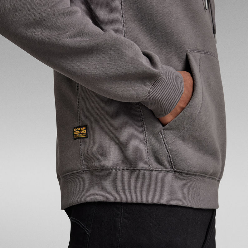 G-Star RAW® Premium Core Hooded Sweatshirt Grau