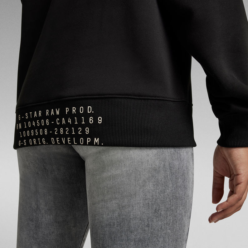 G-STAR® Sweat Butterfly Raglan Loose Noir