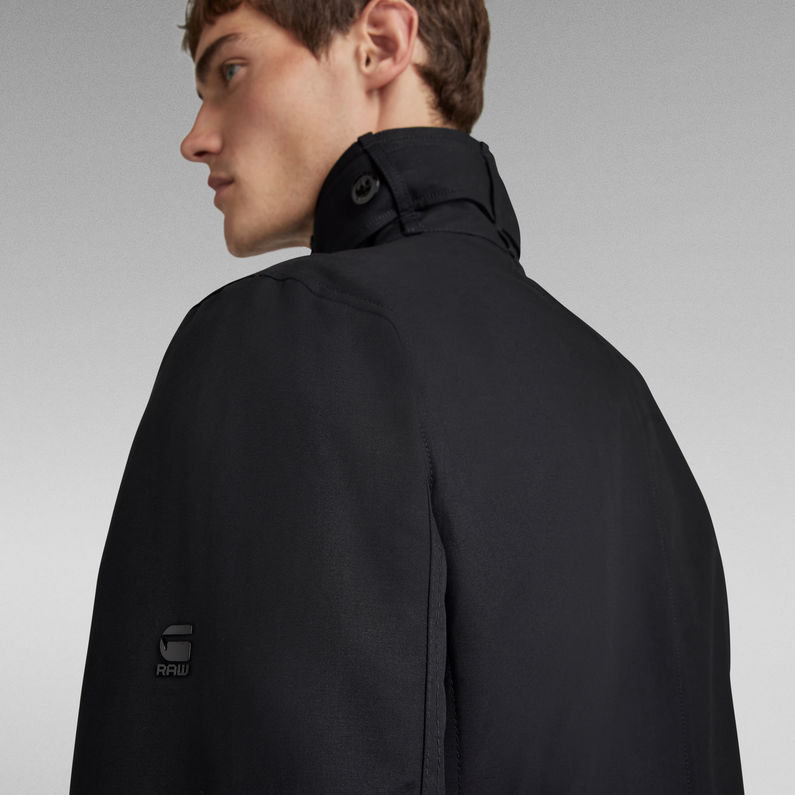 Garber Trench Coat | Black | G-Star RAW® US