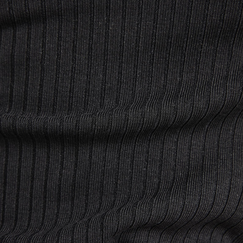 G-STAR® Foxy Cropped Slim Top Black