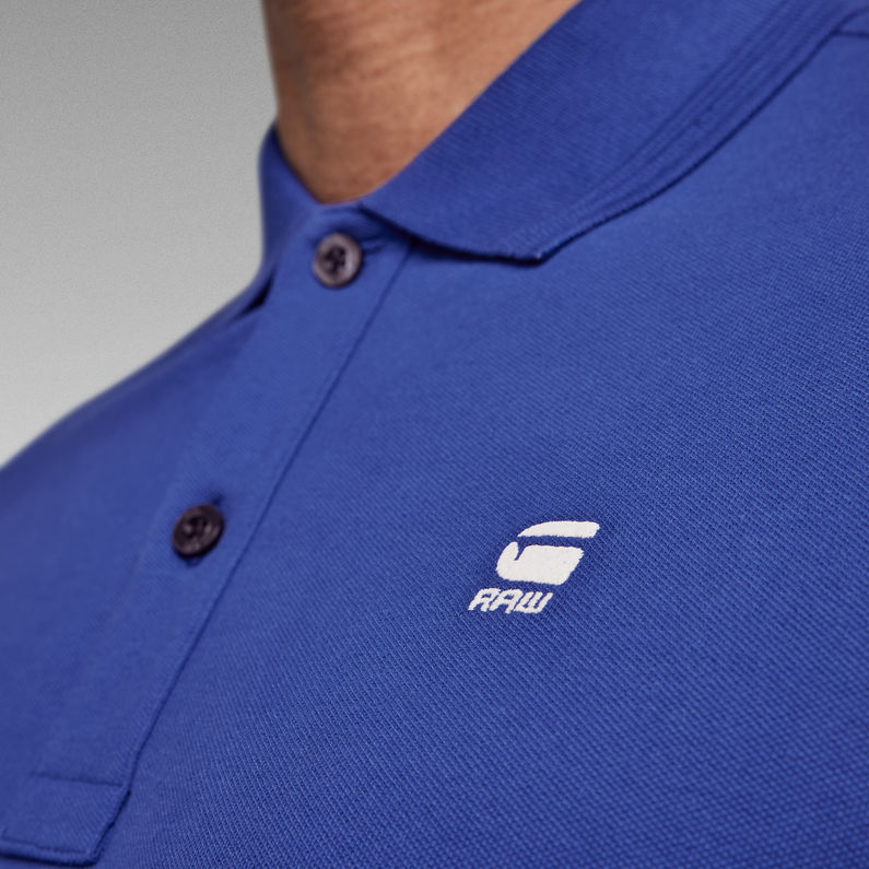G-Star RAW® Dunda Slim Polo Midden blauw