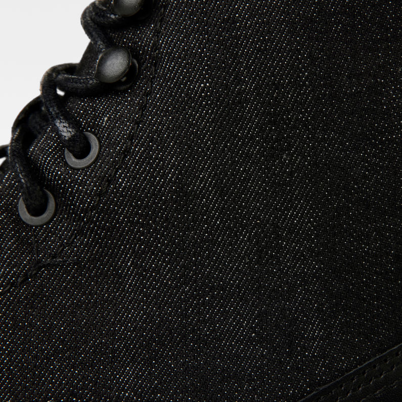 G-STAR® Vacum II High NTC Denim Boots Black fabric shot