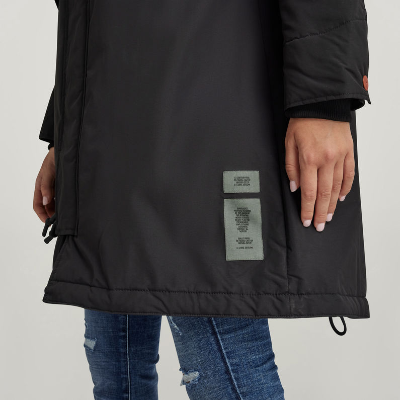 Hooded Fishtail Parka | Black | G-Star RAW® US